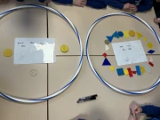 children sorting shapes 3
