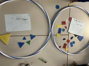 children sorting shapes 2