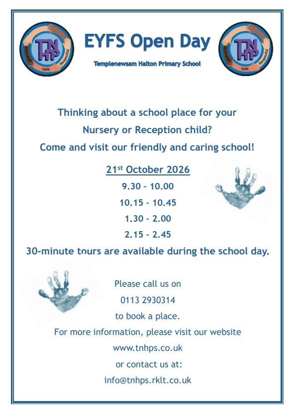 eyfs poster open day