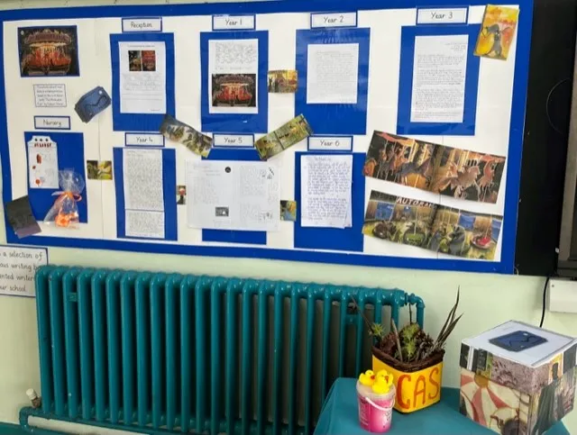 Writing display